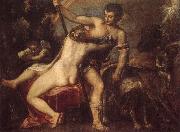 TIZIANO Vecellio Venus and Adonis oil painting artist